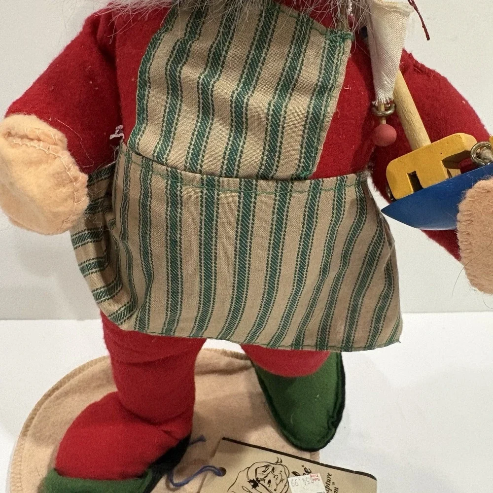 Annalee Vintage 1996 Workshop Santa Collectible Doll, 12